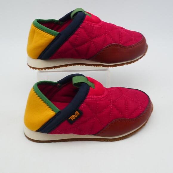 New Teva Toddler Kid's 10 ReEmber Moc Slip On Shoes Persian Red Brown - Picture 5 of 12
